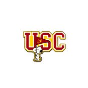 USC Trojans Gold Snoopy Pennant Cheer Magnet